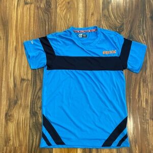 RBX Boys Performance X-Dri T-Shirt Blue/Black - Size Large (14/16)
